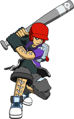 Hideki Of Funky Fresh - Lethal League Raptor Check Png