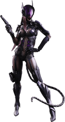 Download Hd Anime Catwoman Transparent Png Image - Nicepngcom Play Arts Kai Variant Catwoman