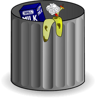 Vector Trash Can Garbage PNG Free Photo