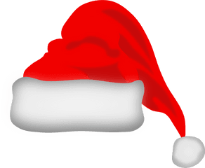 Santa Beard No Background Clipart - Cartoon Santa Hat No Background Png