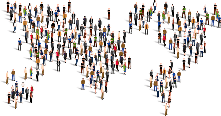 Crowd Of People Png Transparent Collections - Transparent Background People Crowd Png