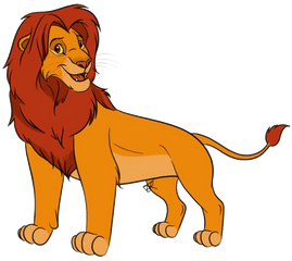 Simba Png - Lion King Simba Cartoon