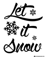 Picture Let It Snow Free Download PNG HD