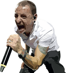 Chester Bennington Singer From Linkin Park Linkinpark - Linkin Park Chester Bennington Vector Png