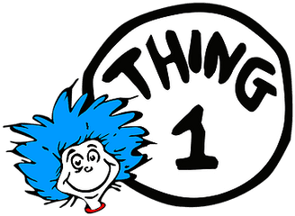 Thing 1 And 2 Shirs - Thing 1 Logo Transparent Png