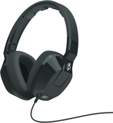 Download 27047 - Skullcandy Headphone Crusher Black Overthe Skullcandy Headphones Wired Png