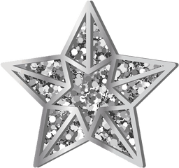 Transparent Png Clip Art - Star Icon Transparent Silver