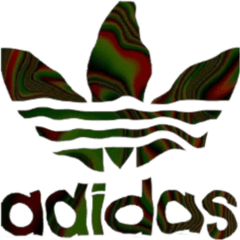 Adidas Glitch Logo Adidaslogo - Adidas Logo Png