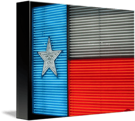 Texas Flag In Lights - Institute Of Texan Cultures Png