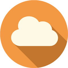 Cloud Icon Long Shadow Media Iconset Pelfusion - Cloud Icone Png