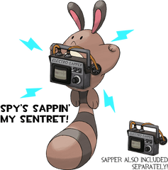 Sappin My Team Fortress - Spy Sappin My Sentret Png