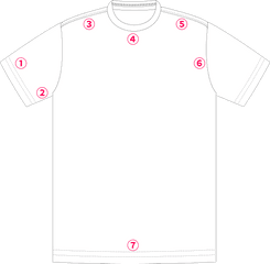 T - T Shirt Template Transparent Png