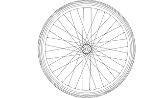 Wheel Bicycle Tire Free Transparent Image HQ - Free PNG