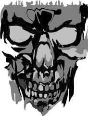 Scary Skull Transparent Png Clipart - Creepy Skull Png