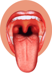 Tongue Icon Clipart - Throat Image Png