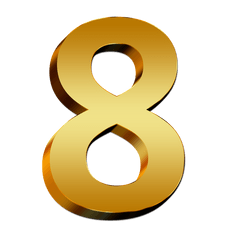 8 Number Png