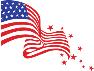 Happy Fourth Of July Flag Transparent Png - Stickpng Fourth Of July Flag