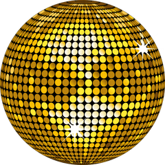 Gold Disco Ball Png Vector Images Photo - Gold Disco Ball Vector