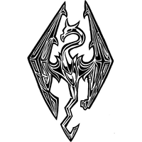 Scrolls Elder Game Video Skyrim Logo White - Free PNG
