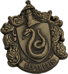 Slytherin Pin Badge - Carving Png