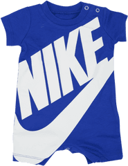 Nike Classic Swoosh Logo Onesie Royal Blue 5n D369 089 - Nike Png