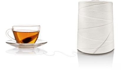Download Hd Tea Bag Thread From - Tea Bag Cup Mug Png