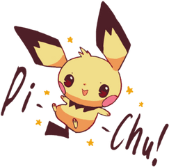 Love In Drawings - Cute Pichu Drawings Png