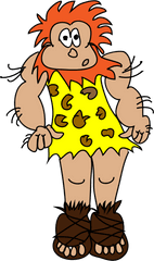 Caveman Clipart Transparent Background - Clip Art Png