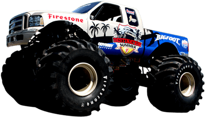 Png Bigfoot Monster Trucks Robby Gordon - Monster Truck Png Hd