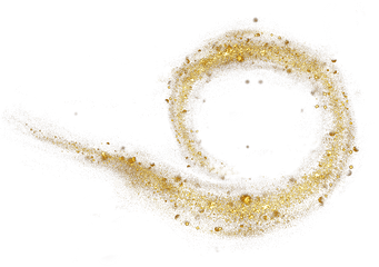 Golden - Gold Dust Png Transparent