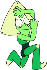 Check Out This Transparent Steven Universe Peridot Running - Peridot Steven Universe Characters Png