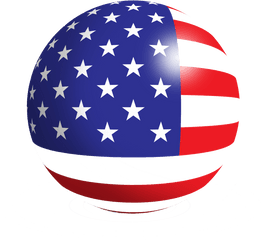 Icon American Us Flag Vector - Transparent Us Flag Icon Png