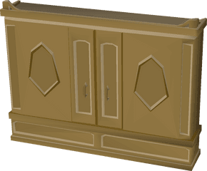 Teak Magic Wardrobe - Osrs Wiki Cupboard Png