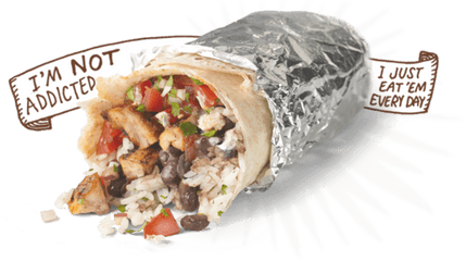 The Sad Side Of Chipotle Saga - Chipotle Burrito Png