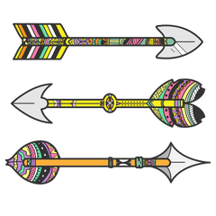 Tribal Arrow - Tribal Arrow Clipart Png