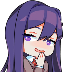 Telegram Sticker 26 From Collection Doki Literature Club - Yu Do Dis 2 Me Png