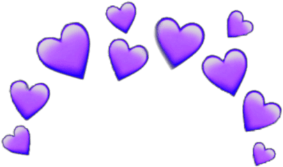 Purple Heart Emoji Transparent - Transparent Background Yellow Heart Emoji Png