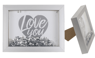 Silver Wooden Frame - Out Of The Blue Kg Sign Png