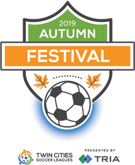 Tcsl2019autumnfestivallogocolor Twin Cities Soccer - Dribble A Soccer Ball Png