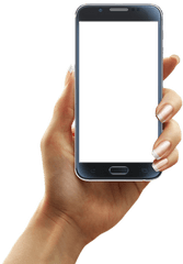 Create Impressive Looped Videos From - Android Phone Png With Hand