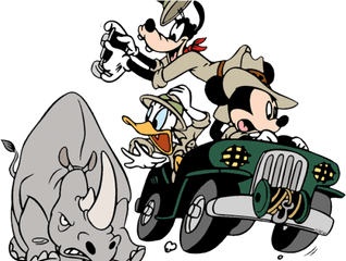 Rhino Clipart Goofy - Cartoon Png