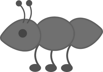 Fire Ant Animal Free Black White Clipart Images Clipartblack - Cartoon Ants Png