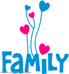 Transparent Family Love Hd - Love My Family Word Png