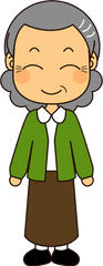 Old Woman Grandmother Clipart - Old Woman Clipart Png