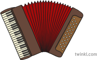 Accordion Illustration - Accordionist Png