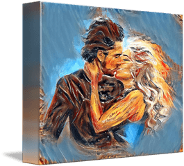 Jon Snow And Daenerys Targaryen Game Of Thrones By Patty Smith - Jon Snow And Daenerys Painting Png