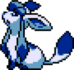 Glaceon - Glaceon Cross Stitch Pattern Png