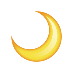 Download Moon Emoji Image In Png - Crescent Moon Emoji Png