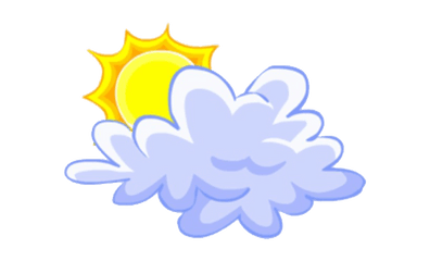 Sun And Clouds Clipart Png 3 Image - Sun And Clouds Clipart