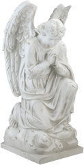 Angel Praying Kneeling Png Free Image All - Figurine